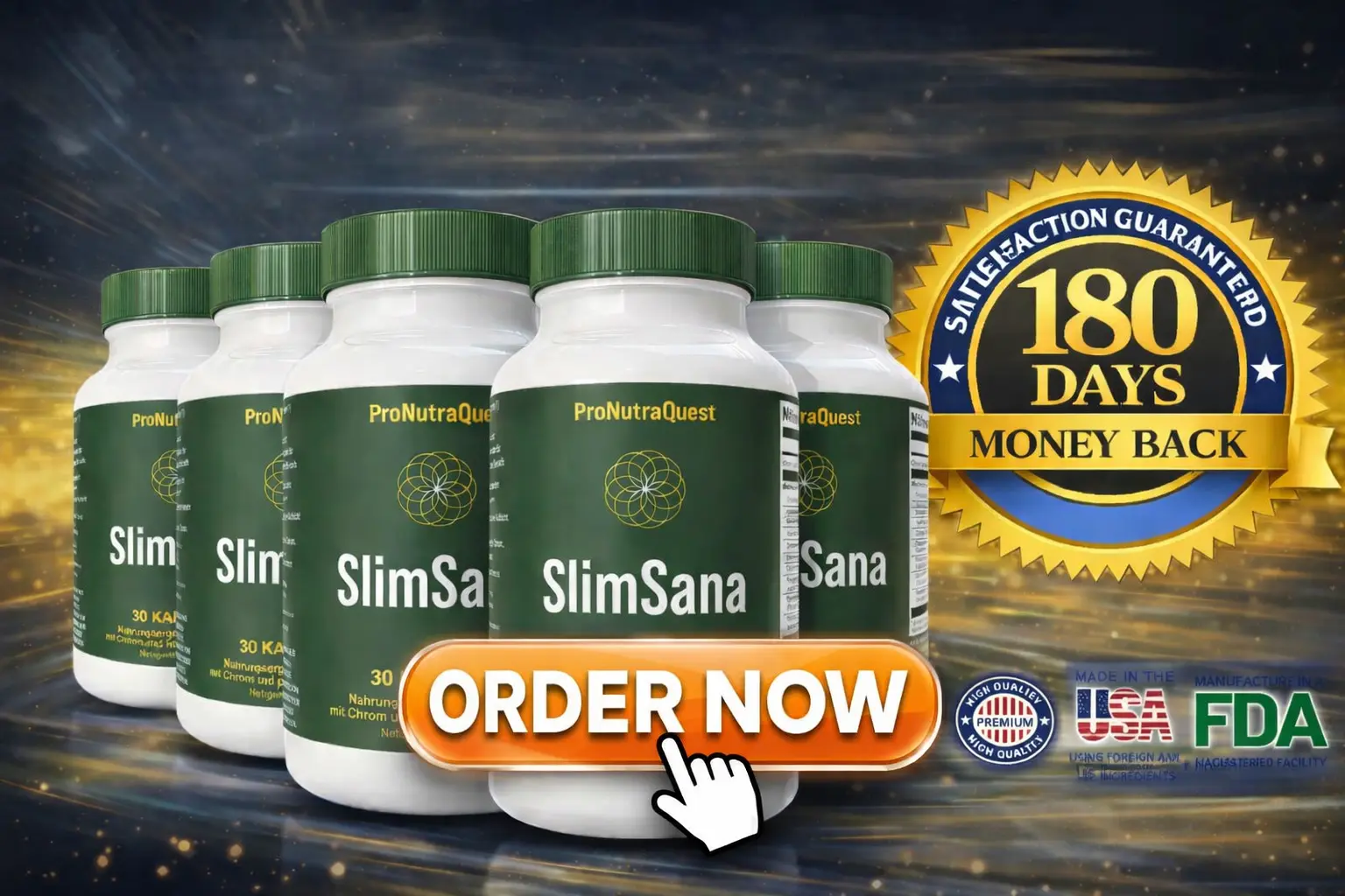 slimsana Weight Loss Supplement Bottle